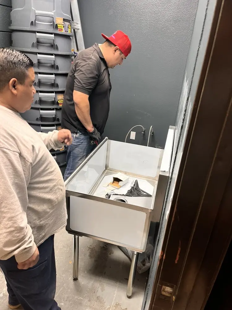Commercial plumbing and sink installation in Rose Park